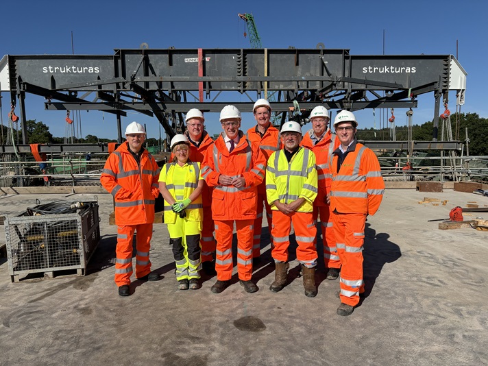 First Minister visits Destiny Bridge to mark Cross Tay Link Road progress