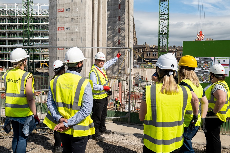 Qmile Group hosts Women in Property tour of £350m Haymarket Edinburgh ...