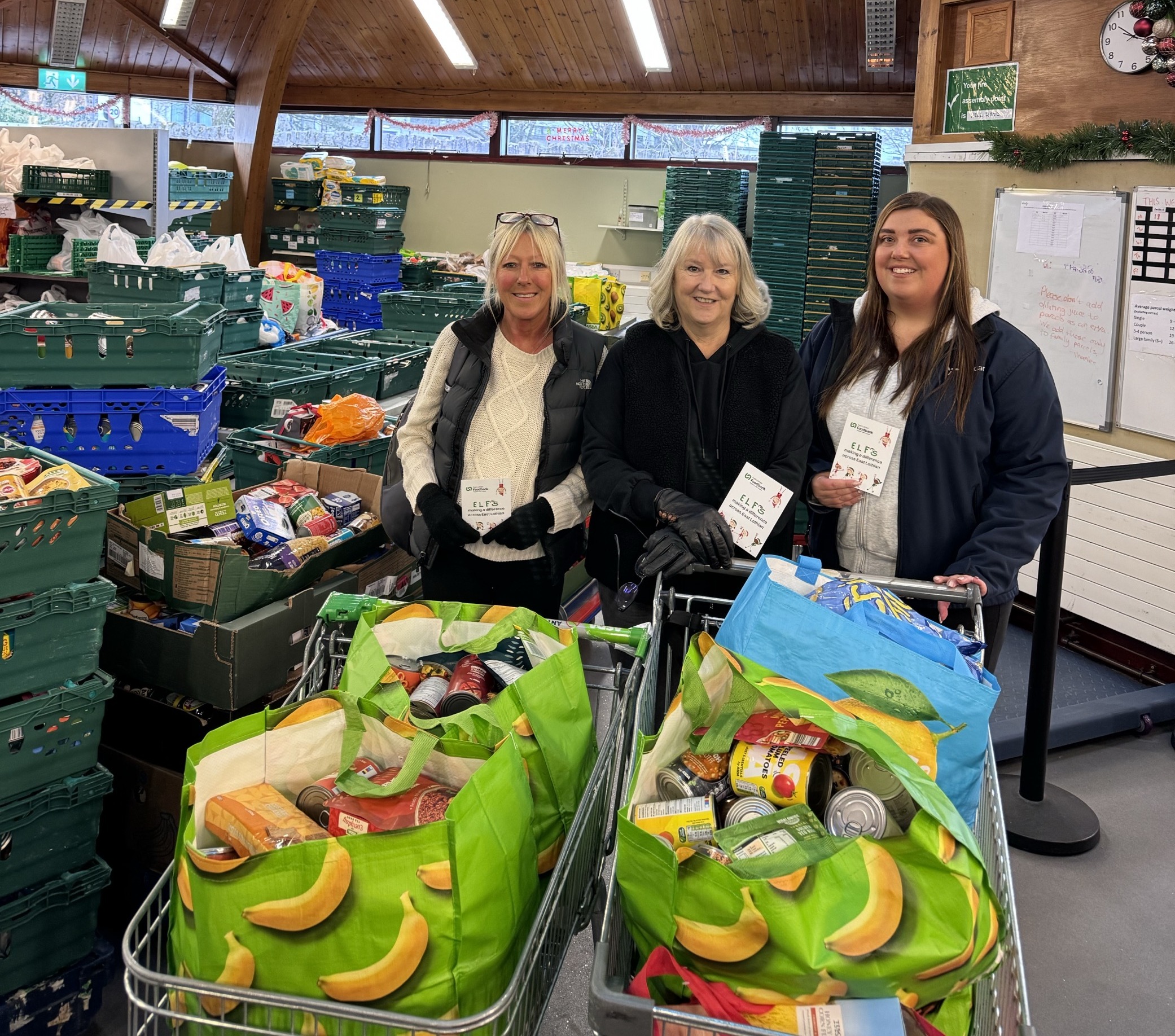 Dandara supports East Lothian foodbank with Christmas donation