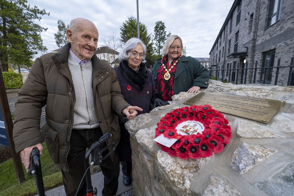 David Wilson Homes builds memorial on Bishopbriggs development