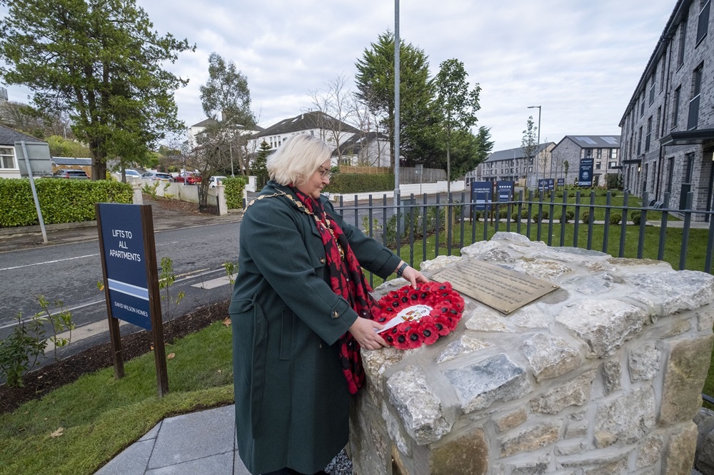 David Wilson Homes builds memorial on Bishopbriggs development