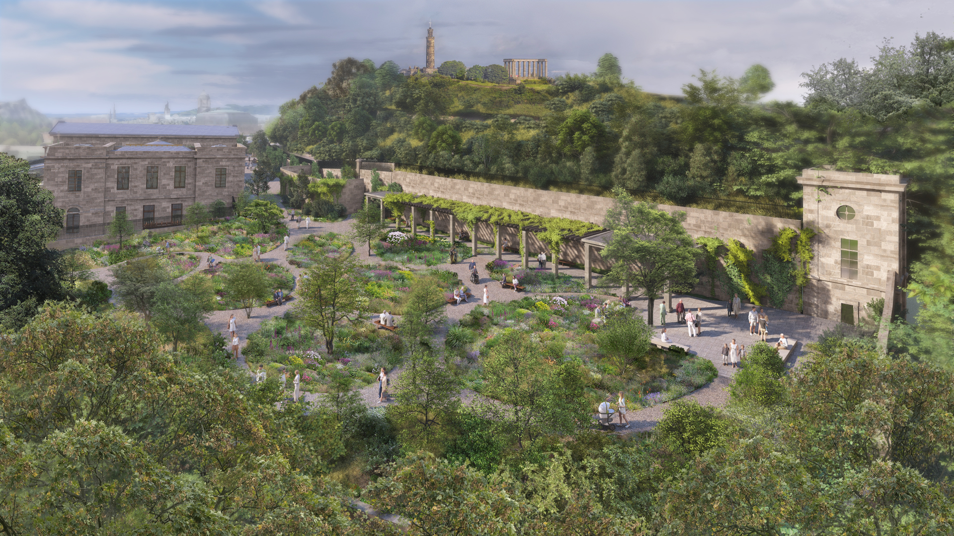 Public garden plans unveiled for Edinburgh city centre