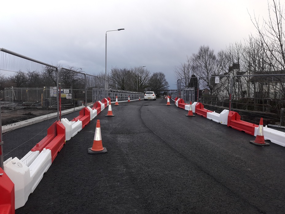 Work begins on new permanent rail bridge at Old Kilpatrick