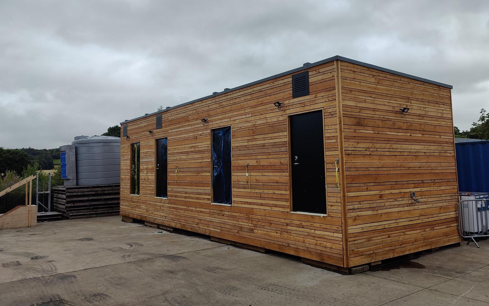 Innovative timber kiosks help Scottish Water cut on-site carbon