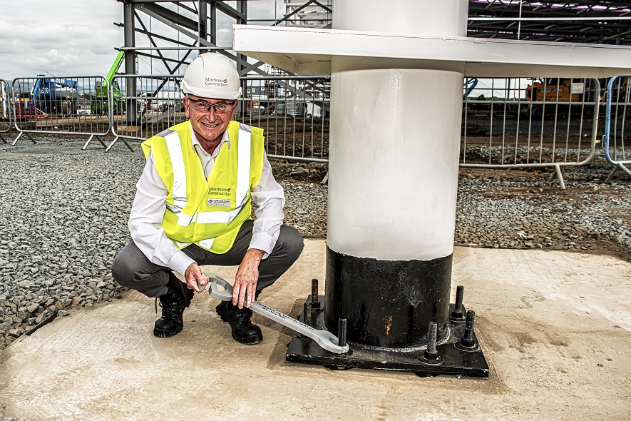 Bolt-tightening ceremony held at National Manufacturing Institute Scotland HQ