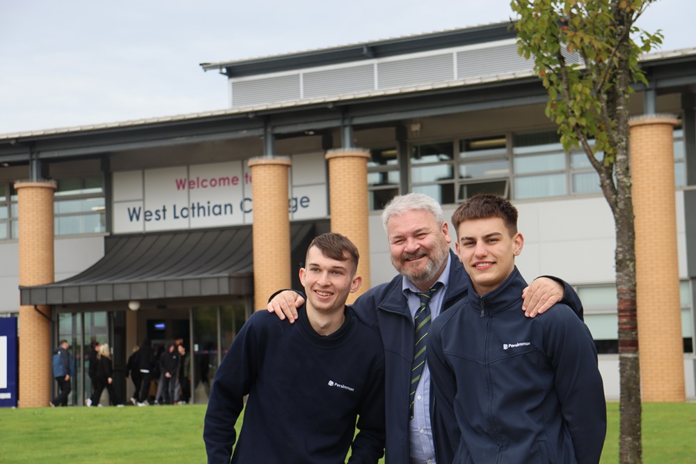 Persimmon unveils West Lothian College partnership