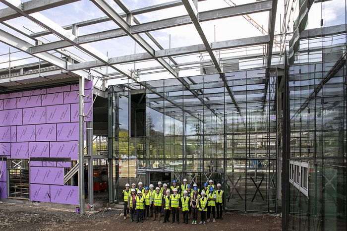 Council marks progress on new Galashiels Academy building