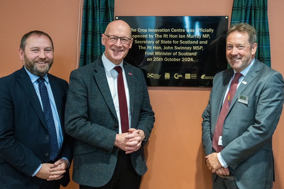 New Crop Innovation Centre officially opened by Secretary of State for Scotland and First Minister