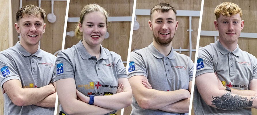 Four Scottish apprentices reach final of UK SkillELECTRIC competition