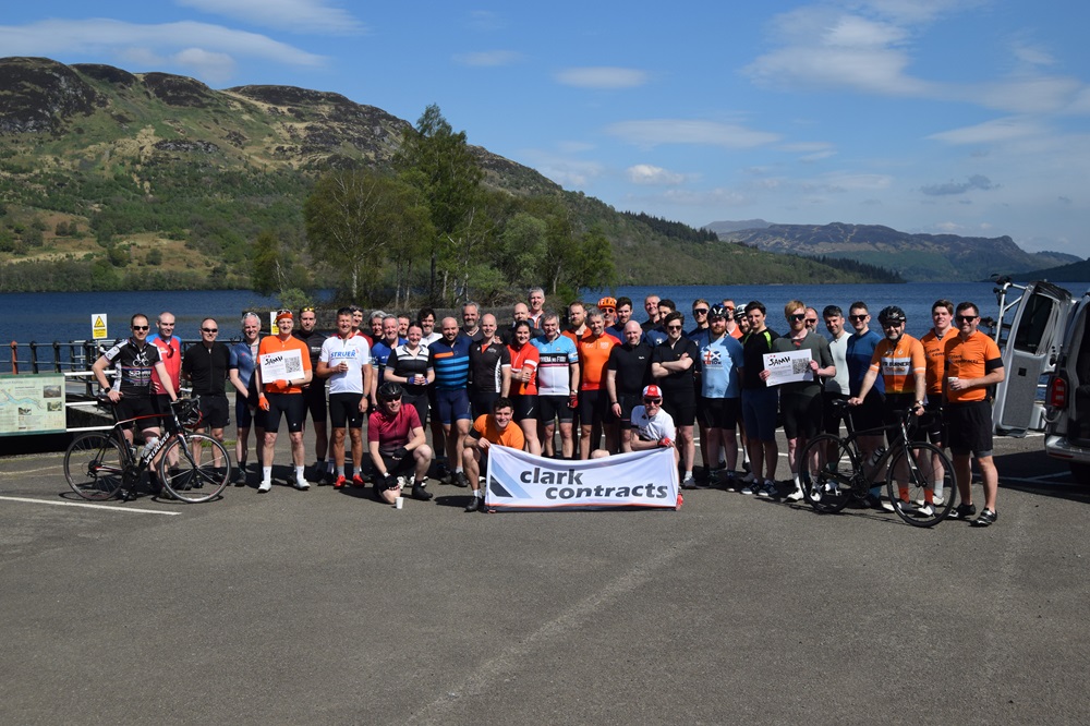 Clark Contracts raises more than £1,500 for SAMH at 12th annual ‘Spring’ Classic