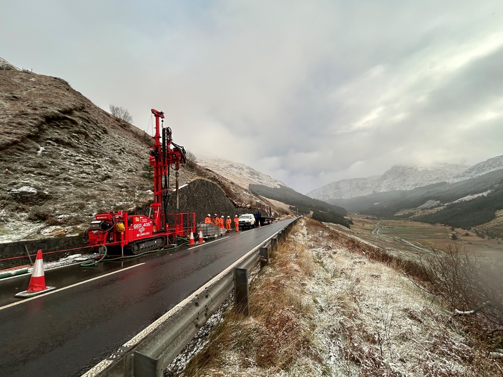 Structural Soils brings specialist ground investigation expertise to A83 Rest And Be Thankful project