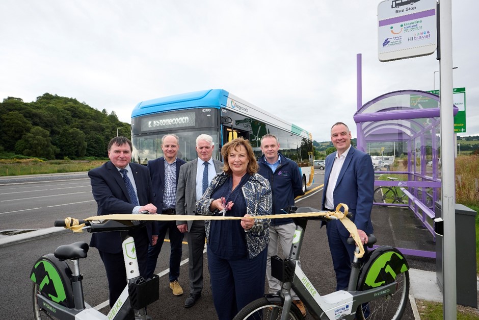 Transport secretary officially opens Torvean Mobility Hub