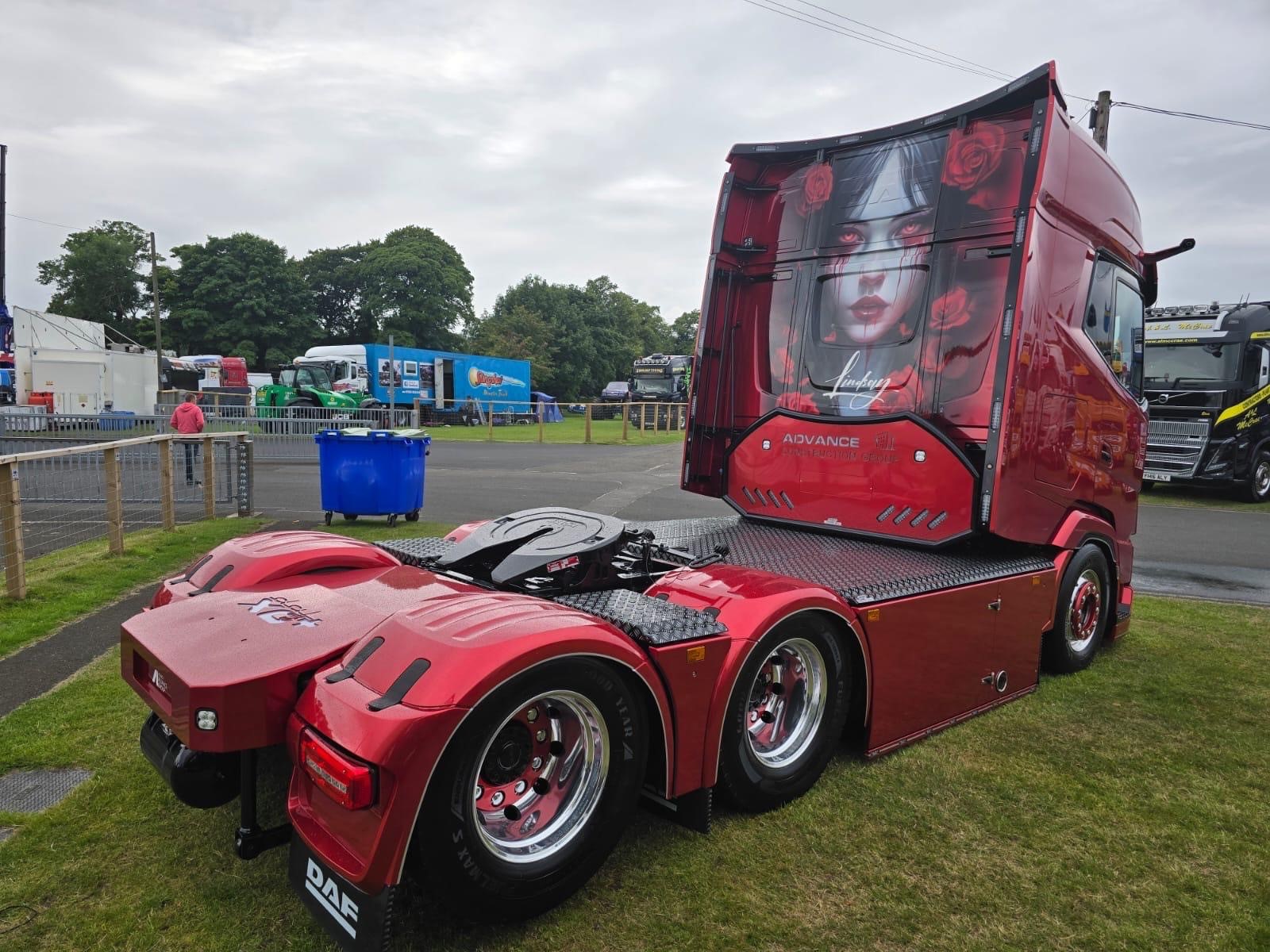 Advance Construction drives off with new wheels at Truckfest