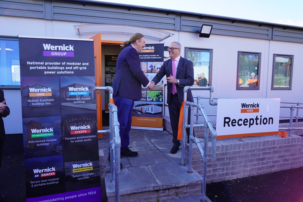 Wernick Group officially opens new Dundee hire depot