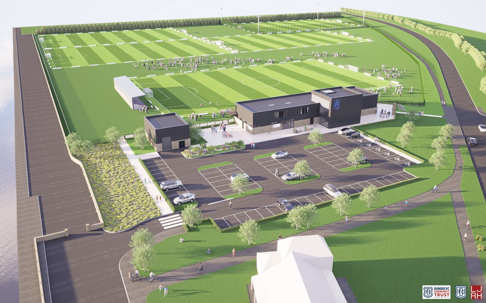 Dundee FC football training centre and community hub approved