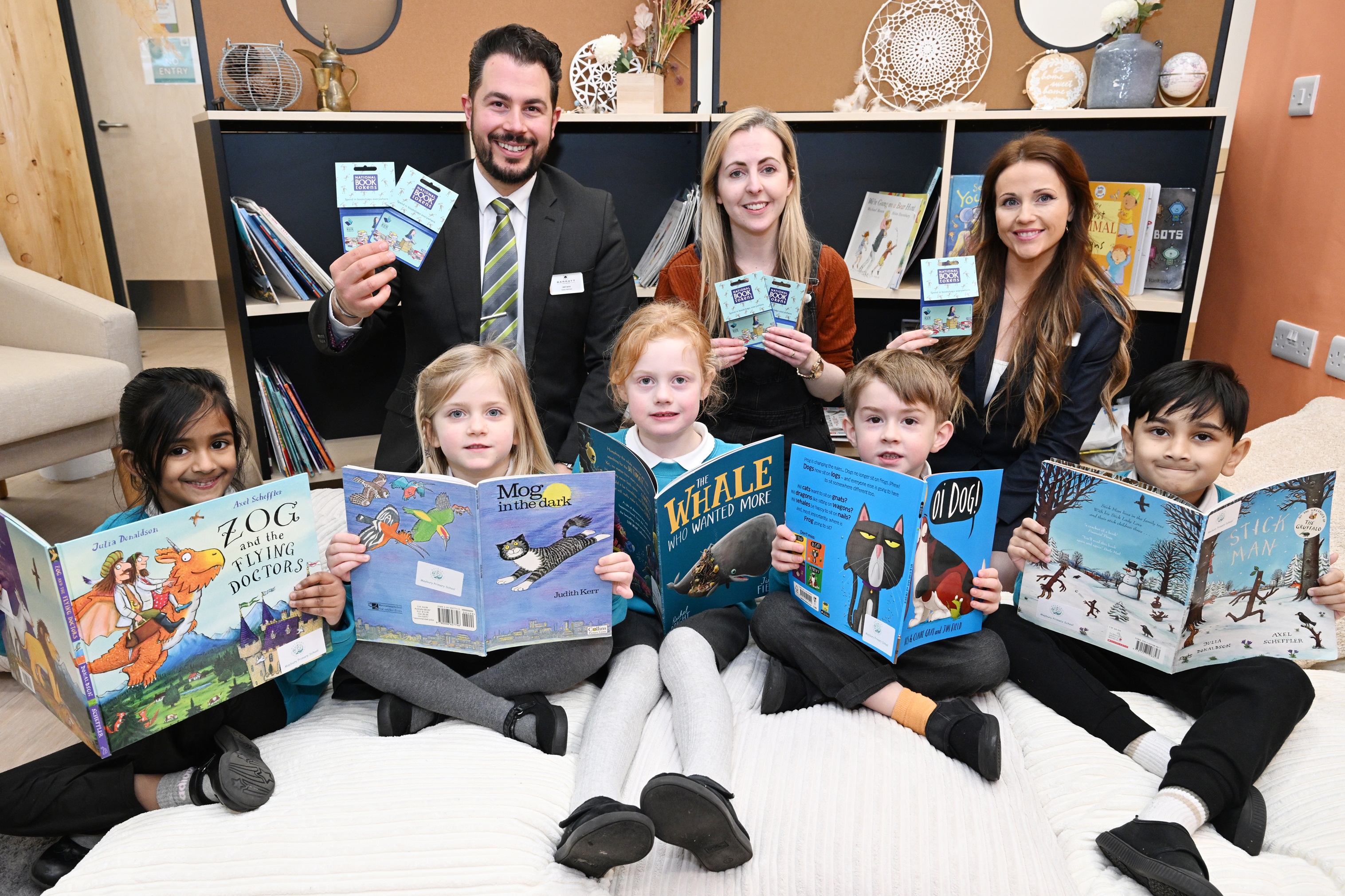 Edinburgh pupils start new chapter with World Book Day donation from Barratt Homes