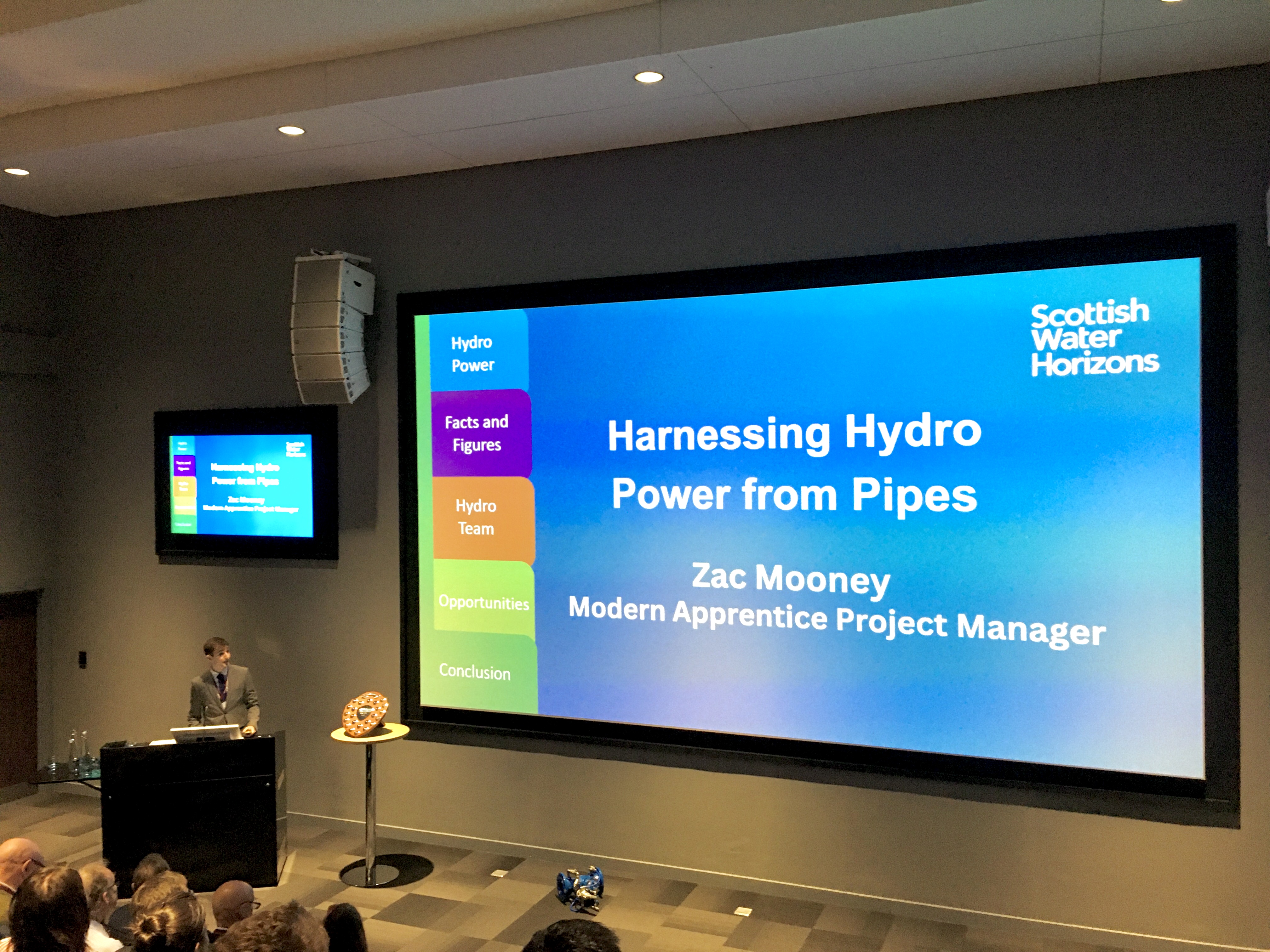 Scottish Water’s new talent wins big with hydropower pitch