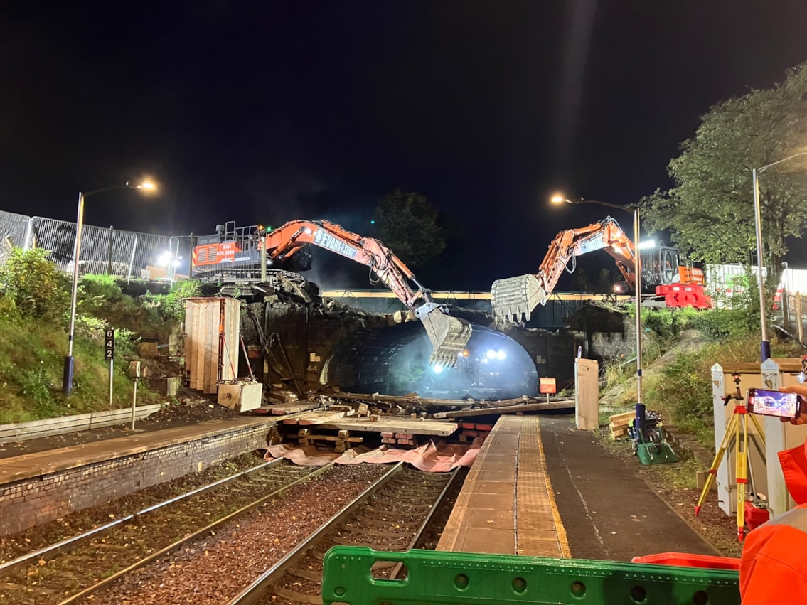 Bridge demolition work complete on £140m East Kilbride project