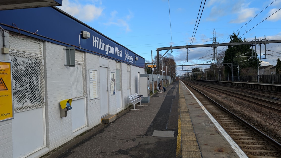 £2.9m improvement project for Hillington West station