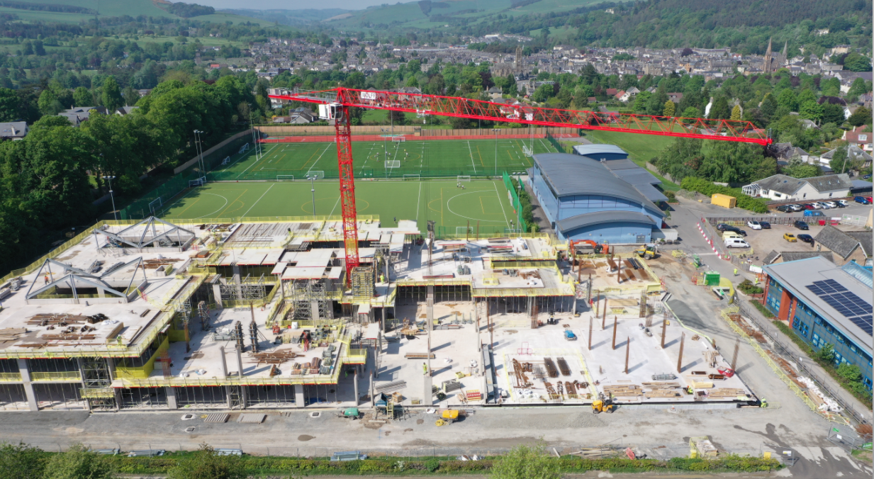 New Peebles High School building begins to take shape