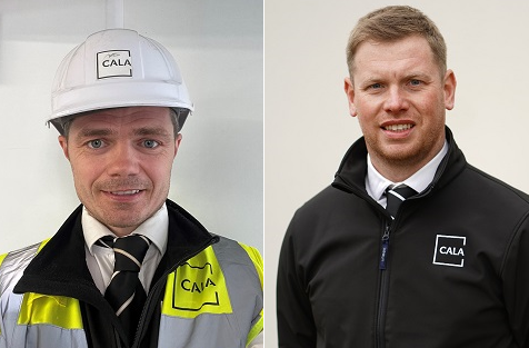 Four Cala Homes site managers win Job Quality Award from NHBC
