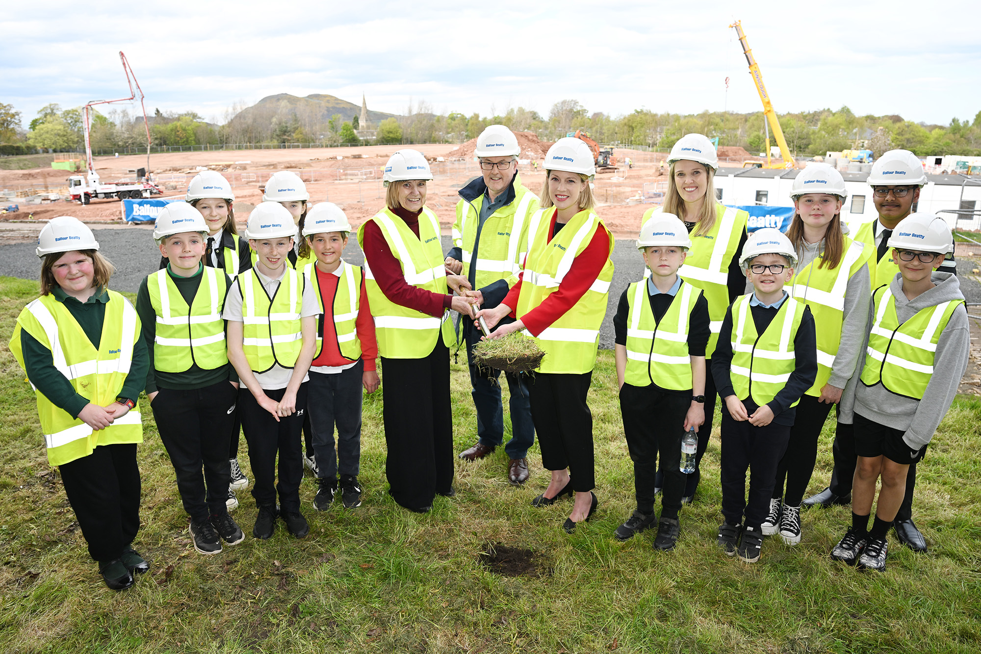 Groundbreaking marks progress for Edinburgh's new Liberton High School