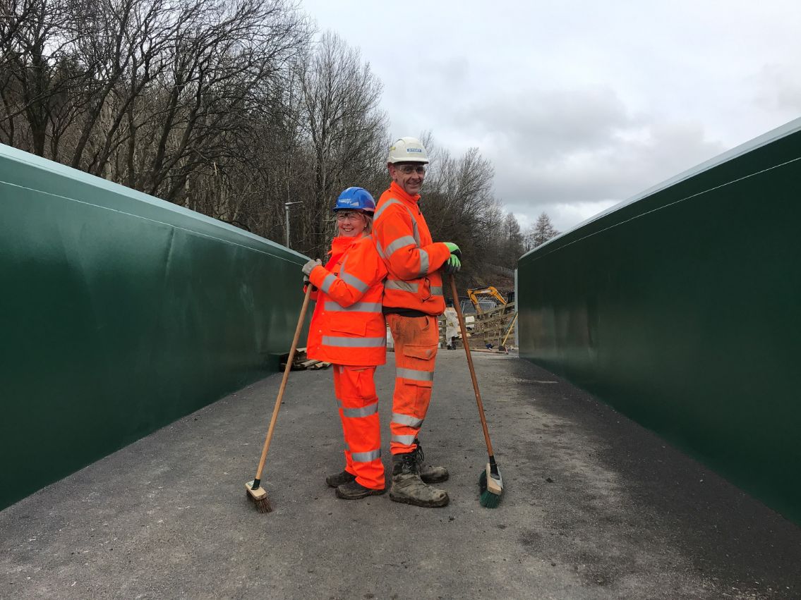 Network Rail completes first bridge on East Kilbride enhancements