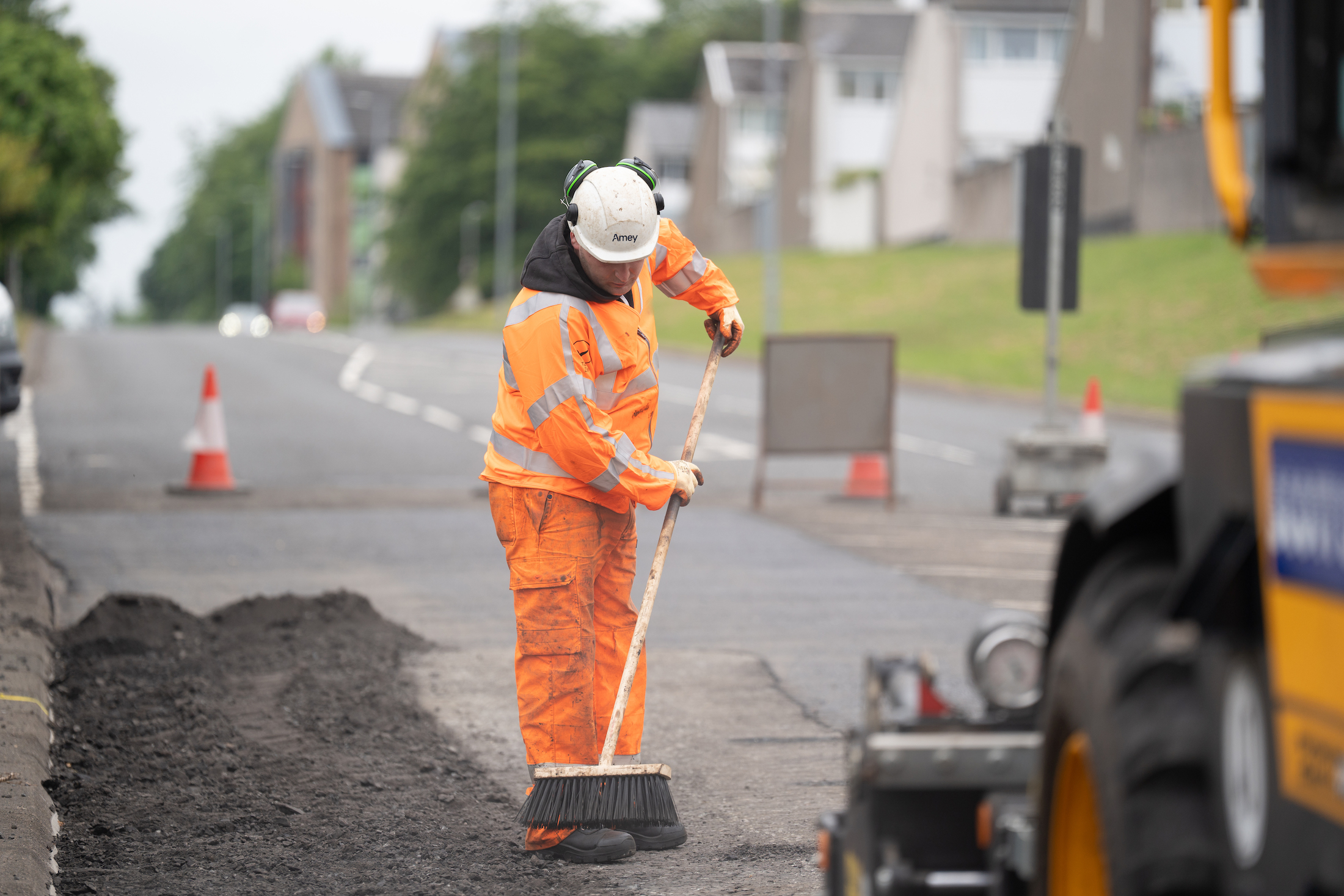 Centre of Excellence runs first low carbon trials for roads industry in North Lanarkshire