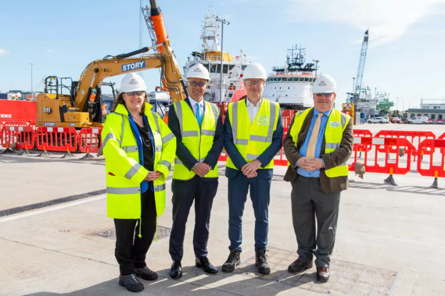 Port of Aberdeen breaks ground on Scotland's largest commercial power system