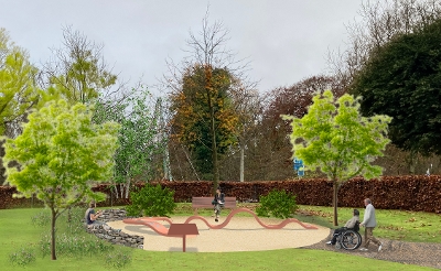 Work on West Lothian covid memorial begins