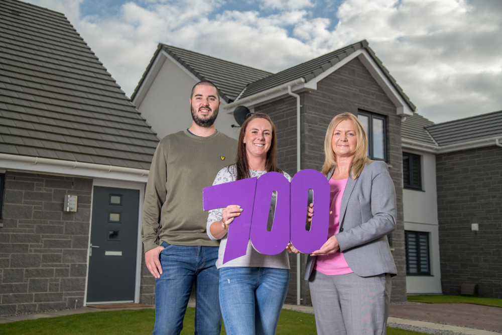 DJ Laing Homes celebrates handover of 700th home